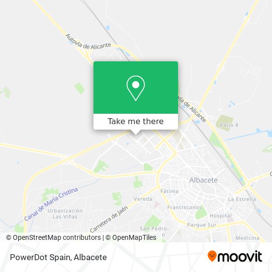 PowerDot Spain map