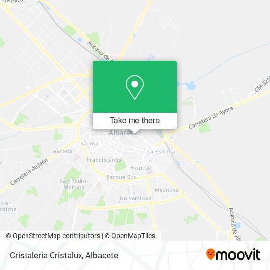 Cristaleria Cristalux map