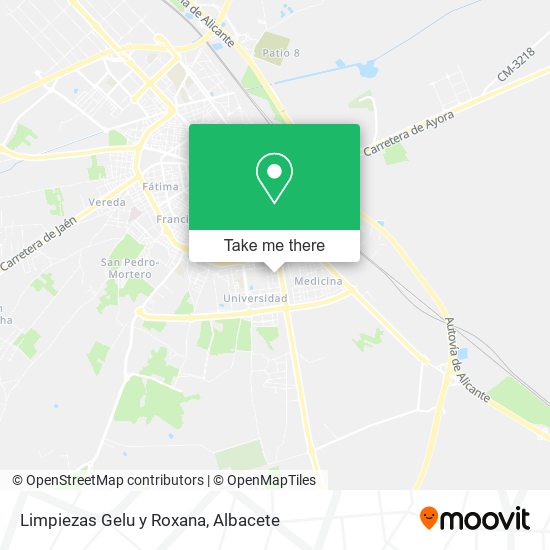Limpiezas Gelu y Roxana map