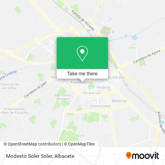 Modesto Soler Soler map