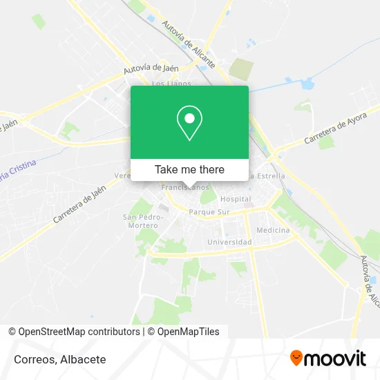 Correos map