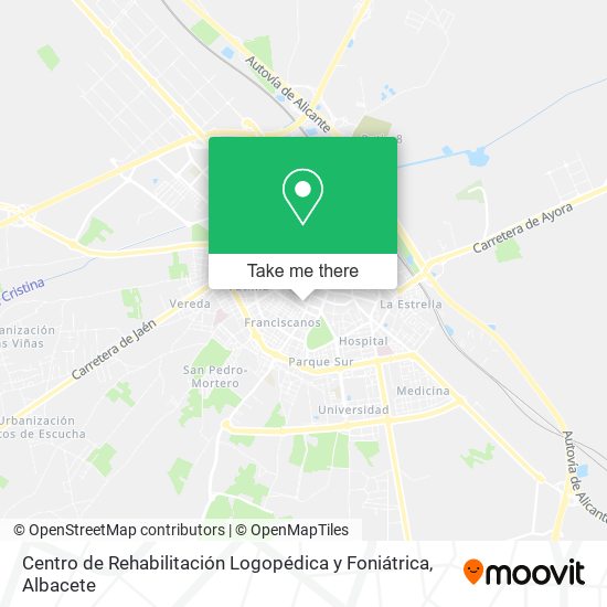 Centro de Rehabilitación Logopédica y Foniátrica map