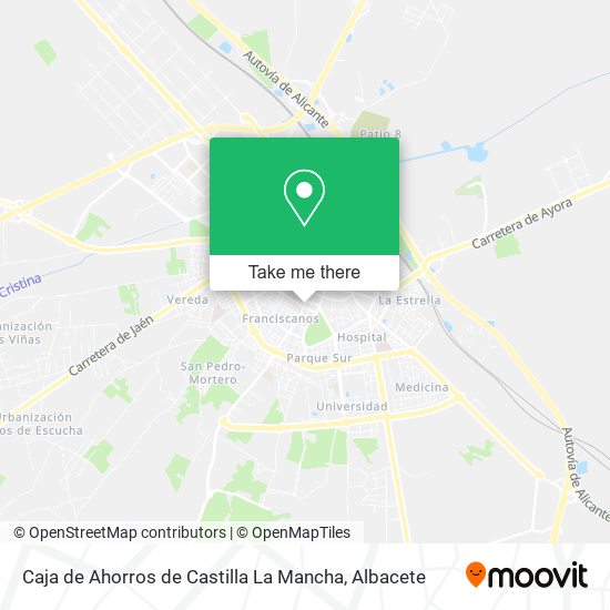 Caja de Ahorros de Castilla La Mancha map
