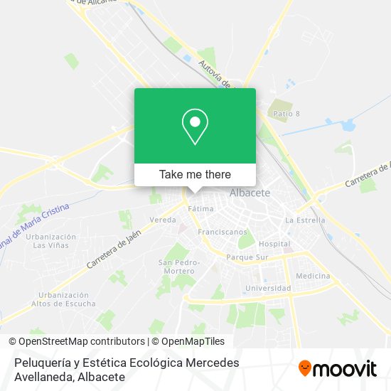 Peluquería y Estética Ecológica Mercedes Avellaneda map