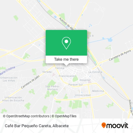 Café Bar Pequeño Careta map
