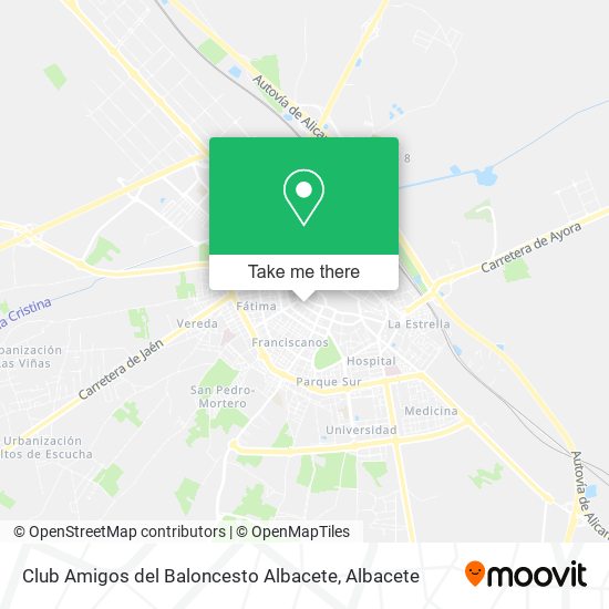 Club Amigos del Baloncesto Albacete map