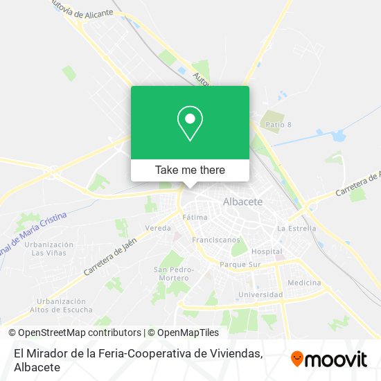 mapa El Mirador de la Feria-Cooperativa de Viviendas