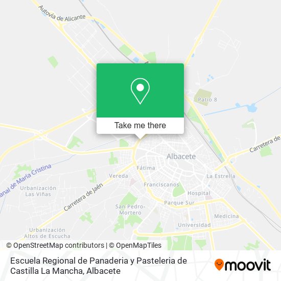 Escuela Regional de Panaderia y Pasteleria de Castilla La Mancha map