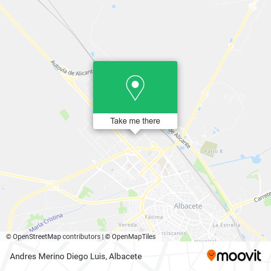 Andres Merino Diego Luis map