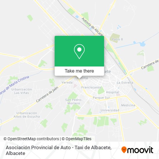Asociación Provincial de Auto - Taxi de Albacete map