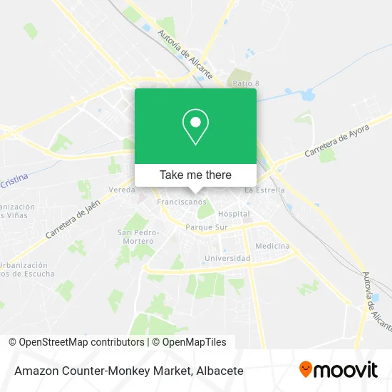 Amazon Counter-Monkey Market map