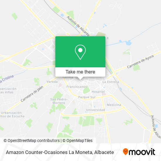 Amazon Counter-Ocasiones La Moneta map