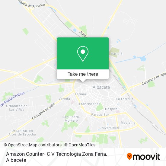 Amazon Counter- C V Tecnologia Zona Feria map