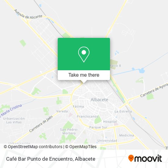 Café Bar Punto de Encuentro map