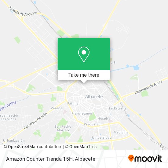 Amazon Counter-Tienda 15H map