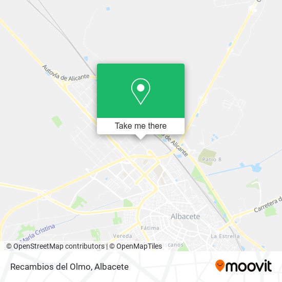 mapa Recambios del Olmo