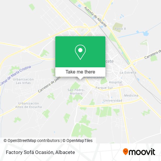 Factory Sofá Ocasión map