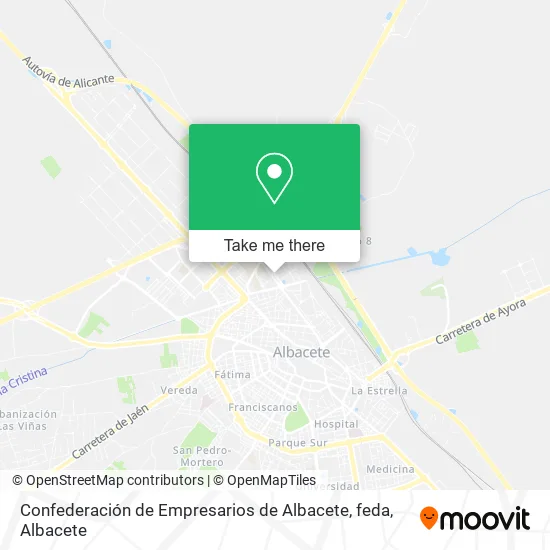 Confederación de Empresarios de Albacete, feda map