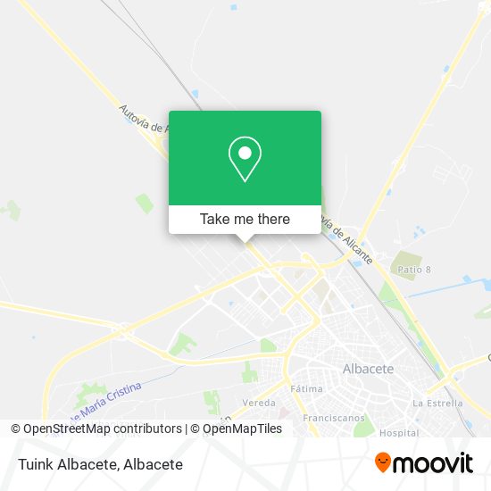 Tuink Albacete map