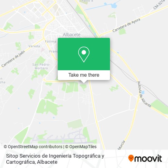 Sitop Servicios de Ingeniería Topográfica y Cartográfica map