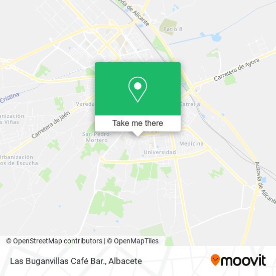 Las Buganvillas Café Bar. map