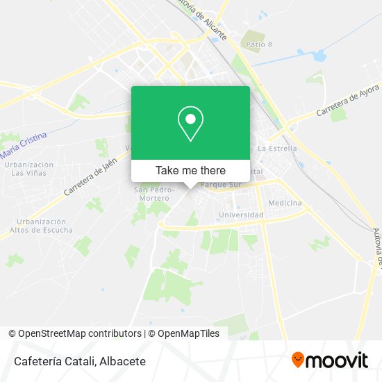 Cafetería Catali map