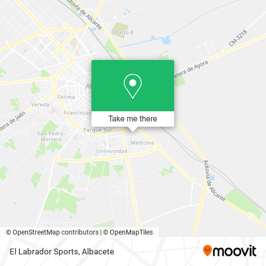 El Labrador Sports map