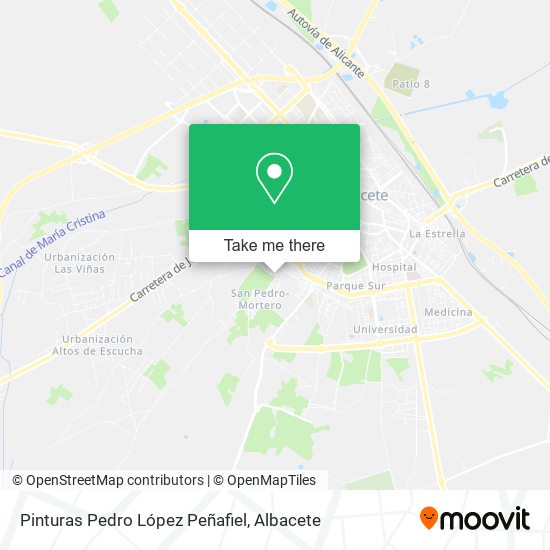 Pinturas Pedro López Peñafiel map
