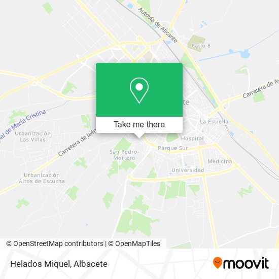 Helados Miquel map