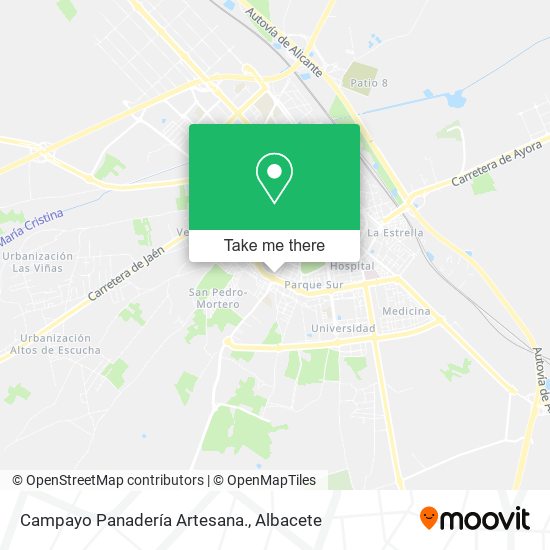 Campayo Panadería Artesana. map