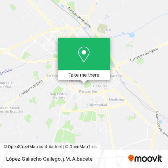 López-Galiacho Gallego, j.M map