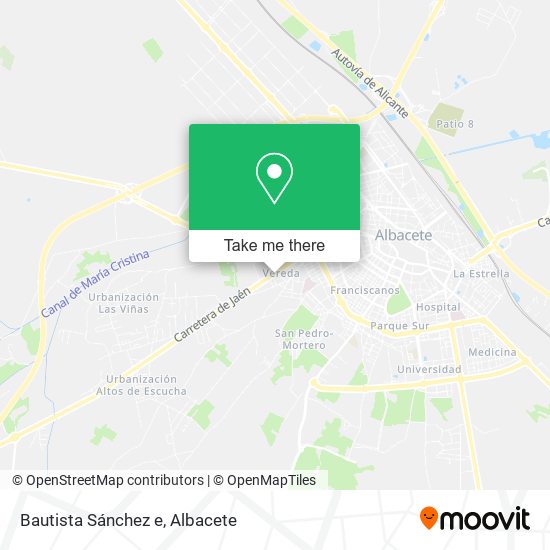 Bautista Sánchez e map
