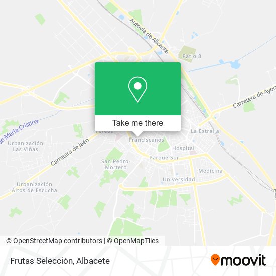 Frutas Selección map
