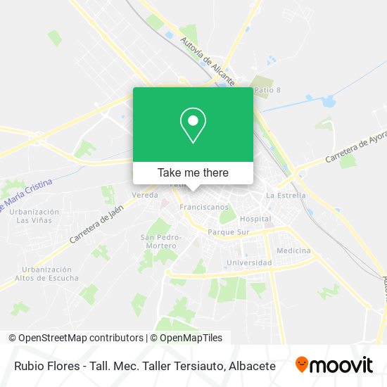 Rubio Flores - Tall. Mec. Taller Tersiauto map