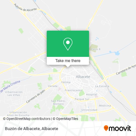 Buzón de Albacete map