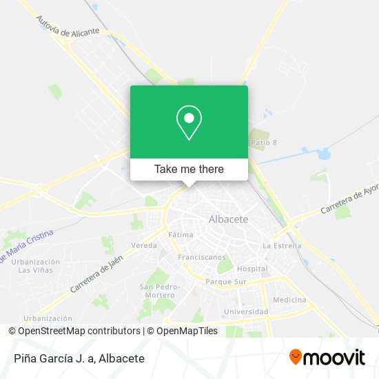 Piña García J. a map