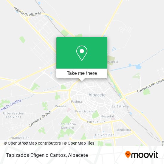 Tapizados Efigenio Cantos map