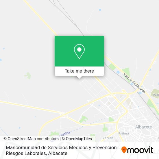 Mancomunidad de Servicios Medicos y Prevención Riesgos Laborales map