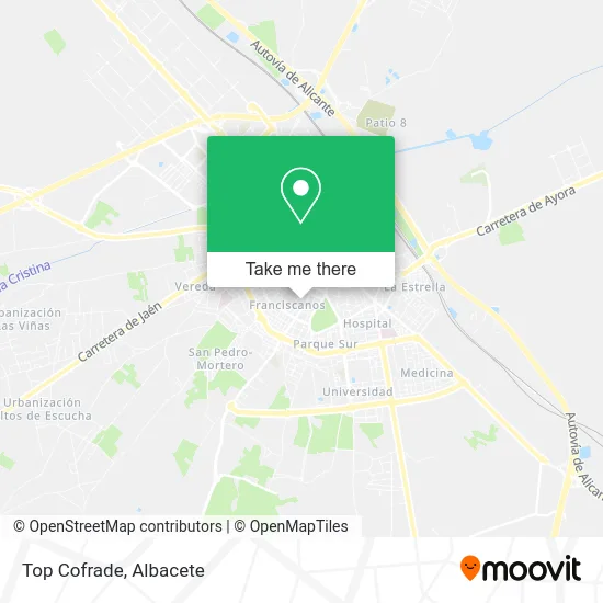 Top Cofrade map