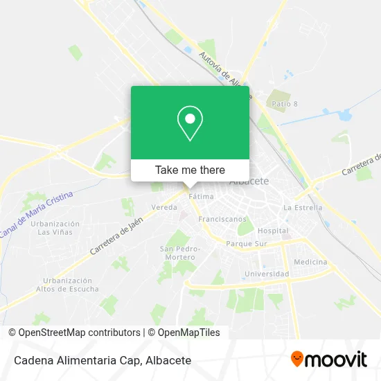 Cadena Alimentaria Cap map