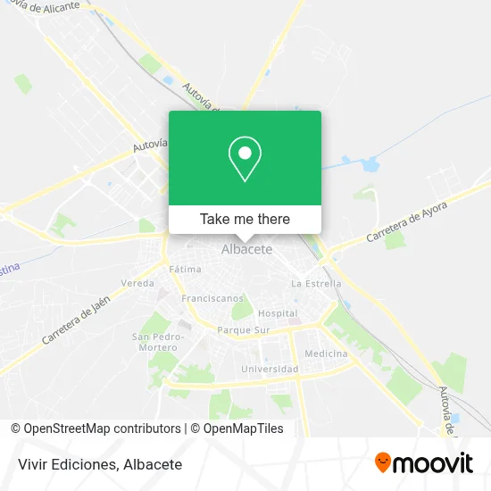 Vivir Ediciones map