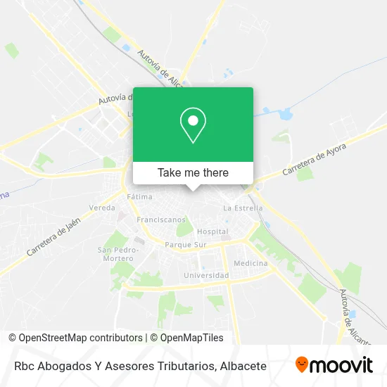 Rbc Abogados Y Asesores Tributarios map