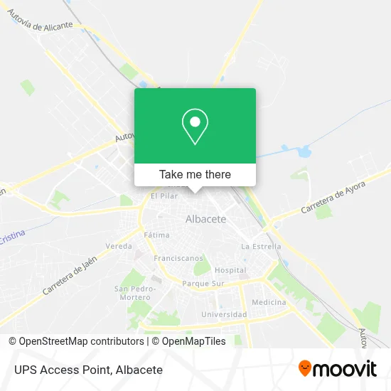 Ups Access Point map