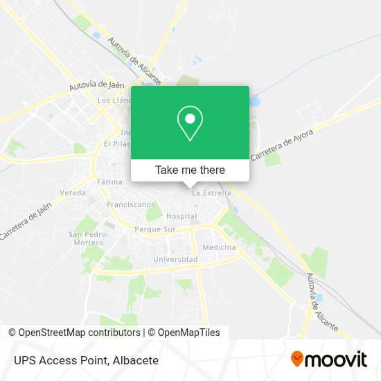 Ups Access Point map