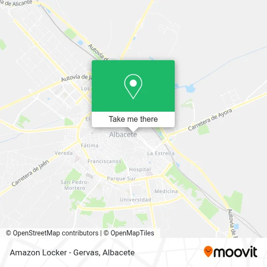 Amazon Locker - Gervas map