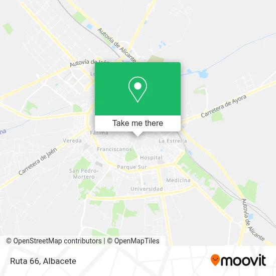 Ruta 66 map