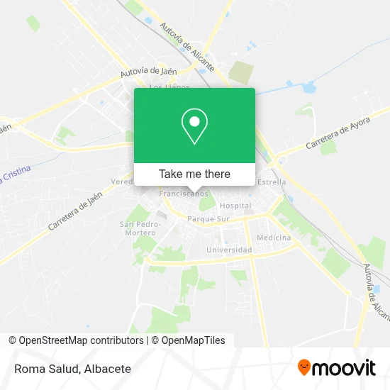 Roma Salud map