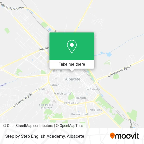 Step by Step English Academy map