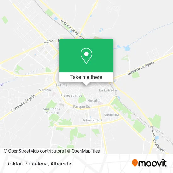 Roldan Pasteleria map