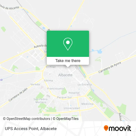 Ups Access Point map